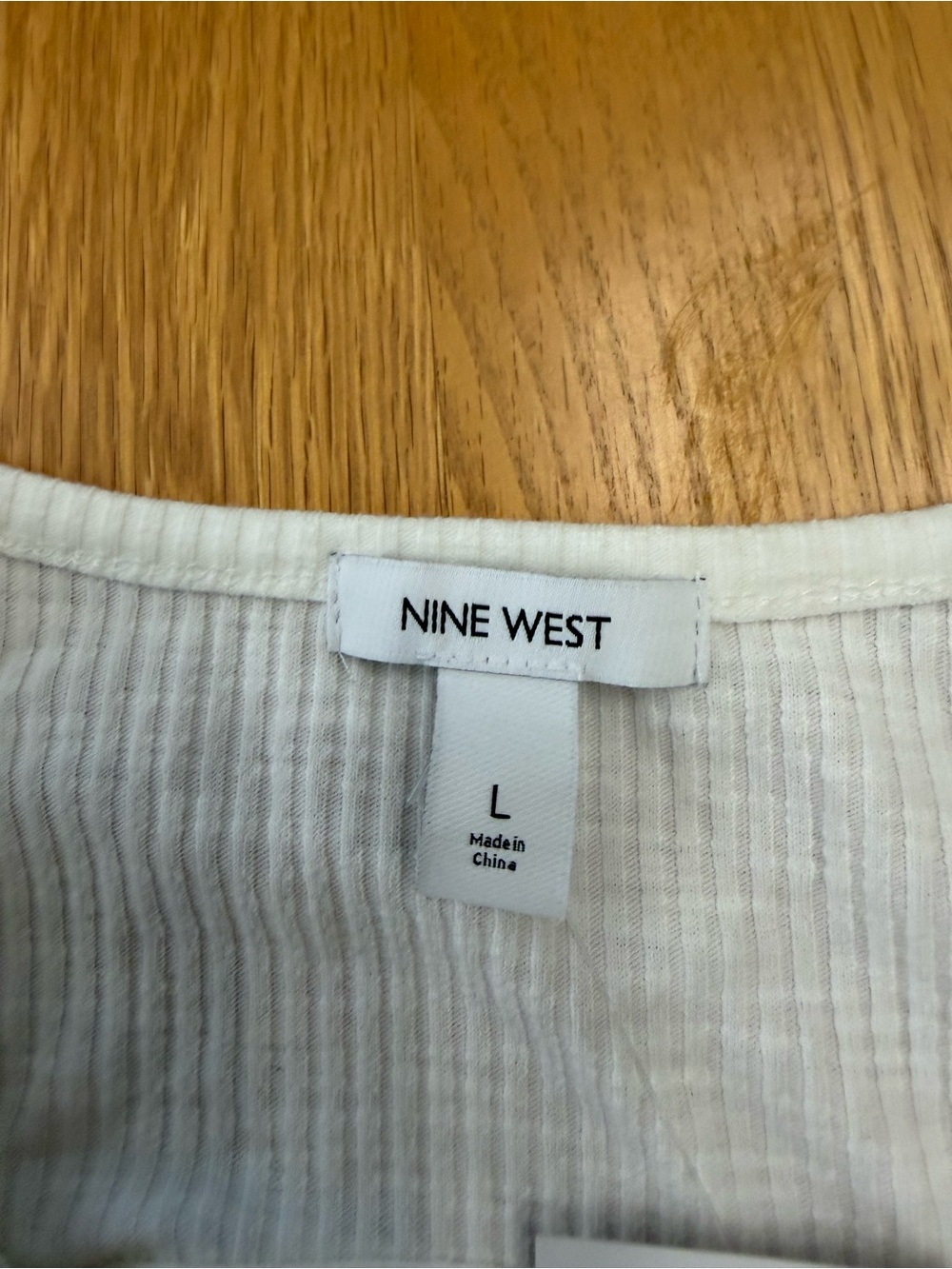 Nine West Ribbed Tank - Picture 4 of 10
